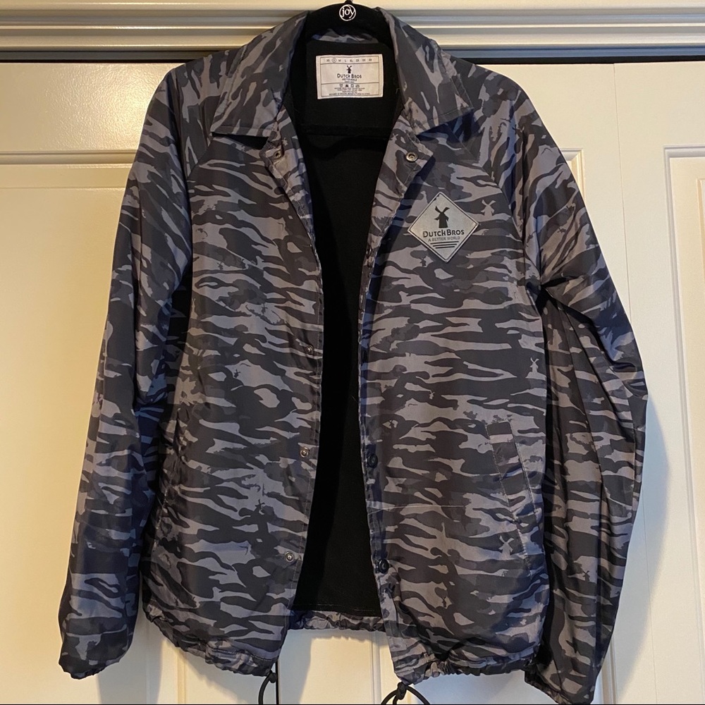 Dutch Bros camo jacket